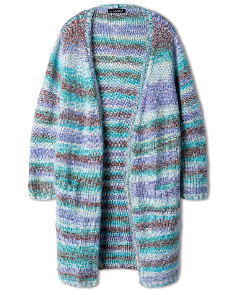 Anleitung Nr. 18254 Lange Jacke aus Gianna & Silkhair