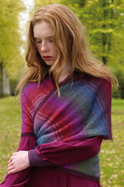 Anleitung Nr. R15890 Tuch "Alder Wrap" aus Kidsilk Haze