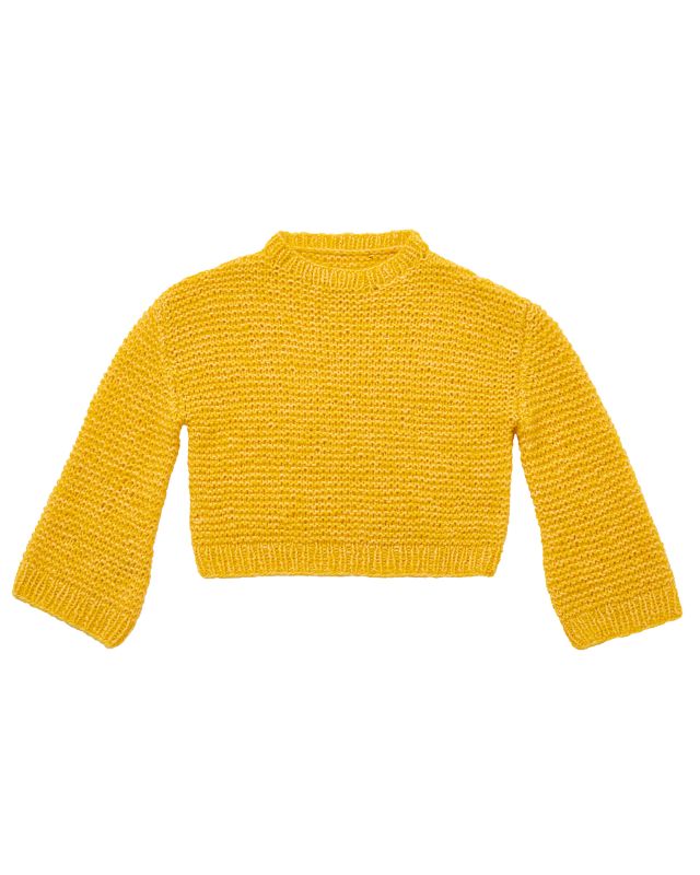 Anleitung Nr. 16908 Pullover mit Trompetenärmeln aus Brigitte No. 2 & Brigitte No. 3 (Lana Grossa)