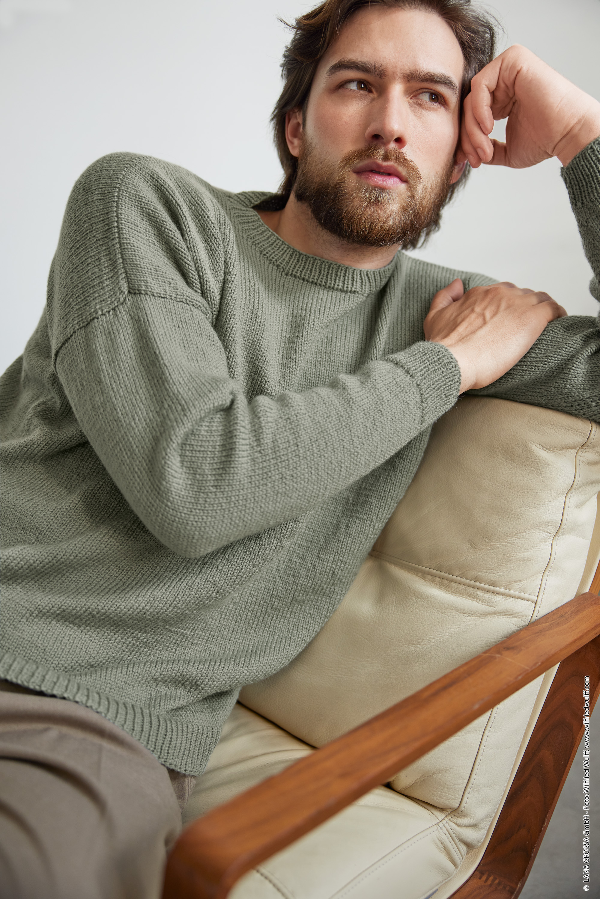 Anleitung Nr. 16033 Pullover aus Cool Wool Cashmere