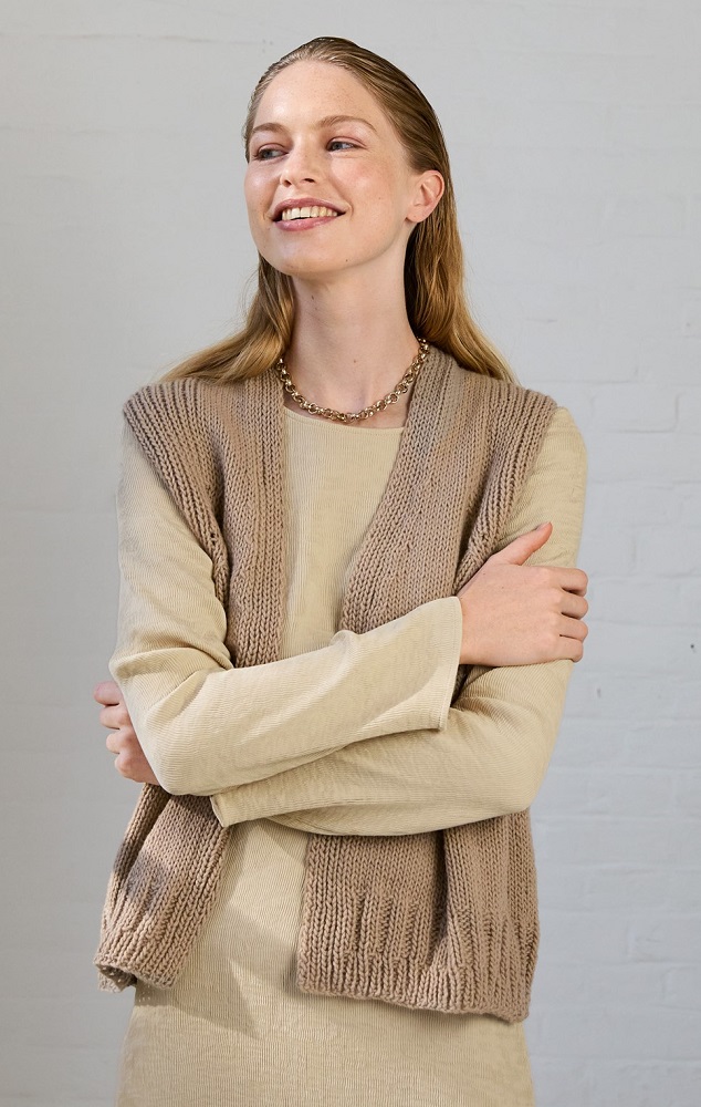 Anleitung Nr. 18011 Weste aus Cashmere Kiss