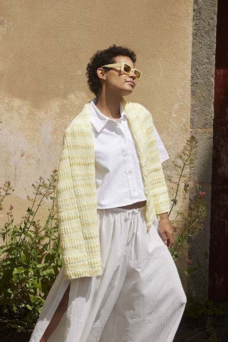 Anleitung Nr. 18330 Schal "Sunny Day" aus Glow (Lang Yarns)