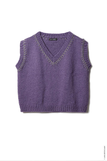 Anleitung Nr. 18909 V-Pullunder aus Winter Softness