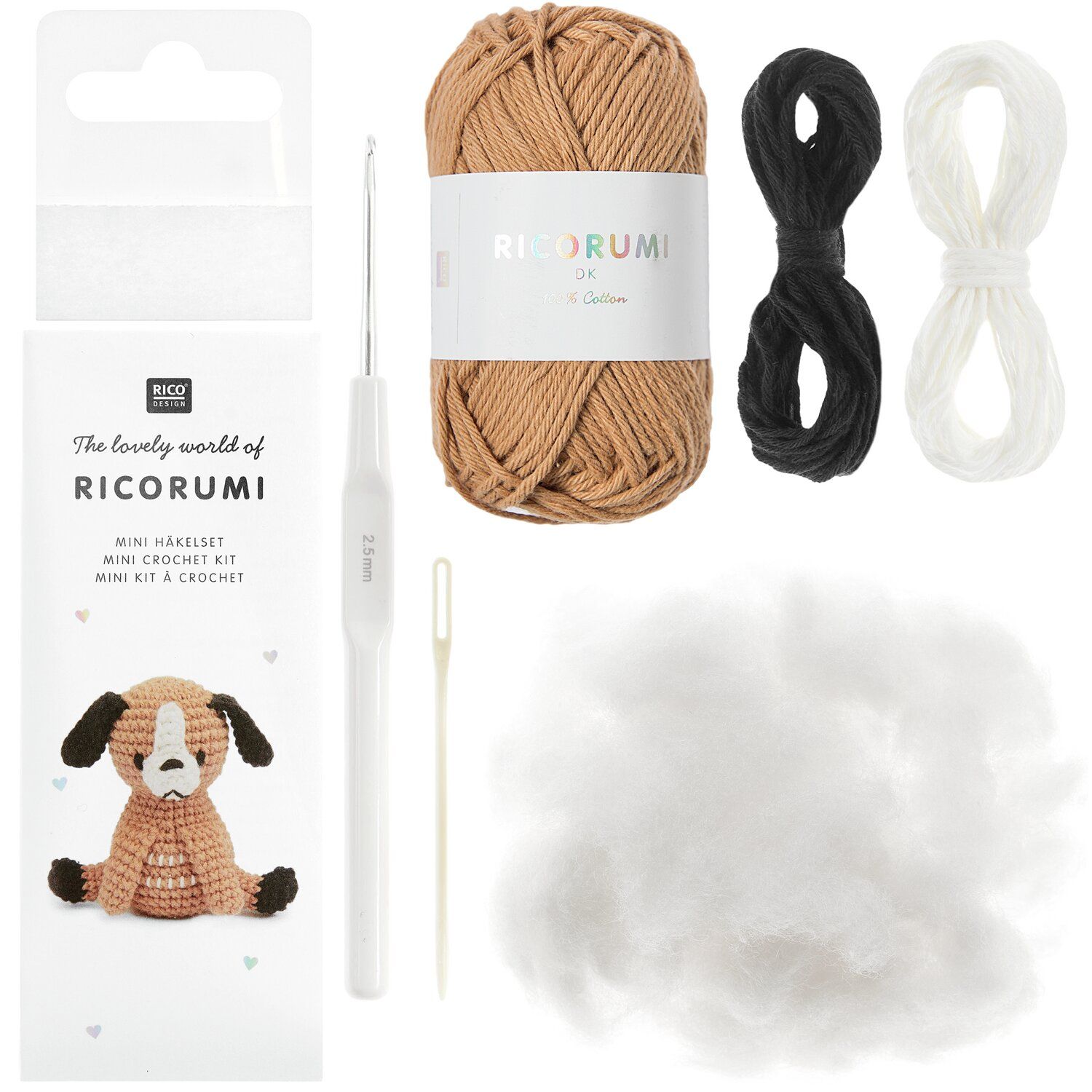 Ricorumi Mini Easy Häkelset – Hund (Rico Design)