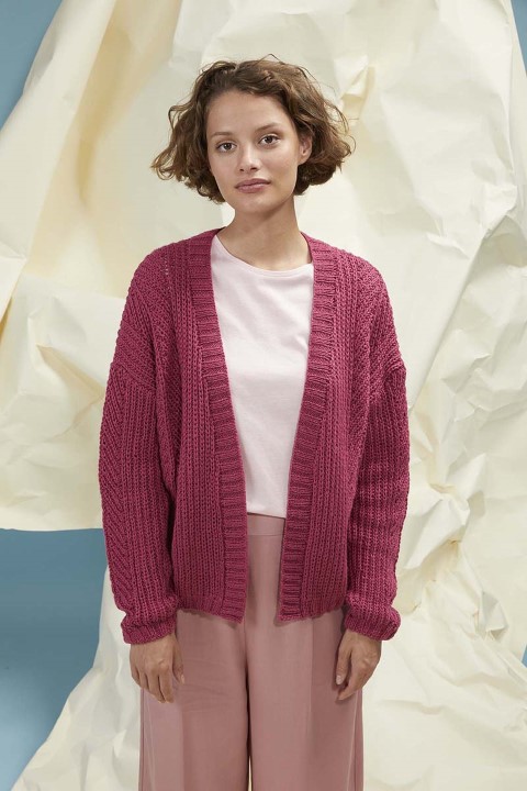 Anleitung Nr. 16118 Jacke aus AMIRA LIGHT (Lang Yarns)