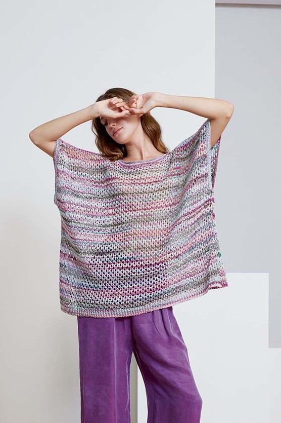 Anleitung Nr. 18370 Pullover "Teona" aus Fiesta (Lang Yarns)