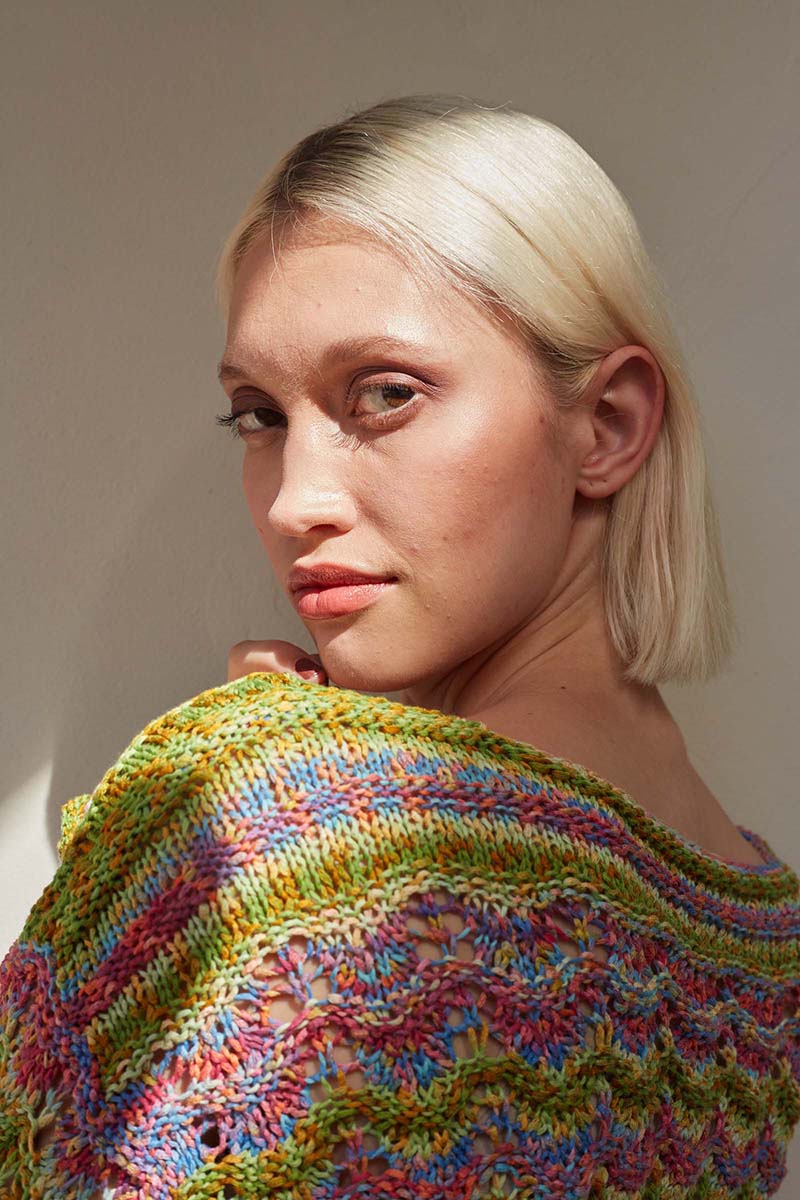 Anleitung Nr. 17484 Jacke aus Artsy  (Lang Yarns Wooladdicts)