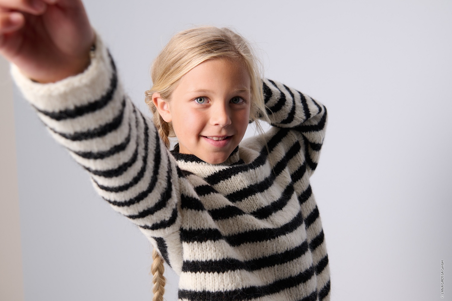 Anleitung Nr. 18119 Streifen-Pullover aus Airy