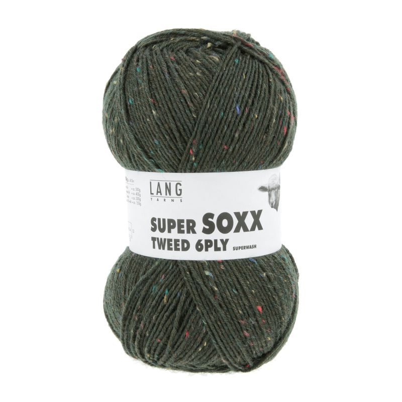 1137.0018 dunkelgrün (Super Soxx Tweed 6-fach)