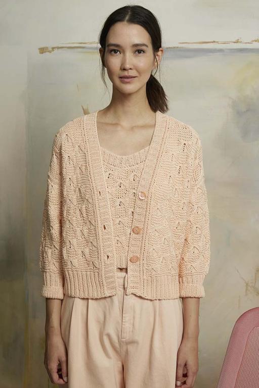 Anleitung Nr. 18469 Jacke aus Soft Cotton (Lang Yarns)