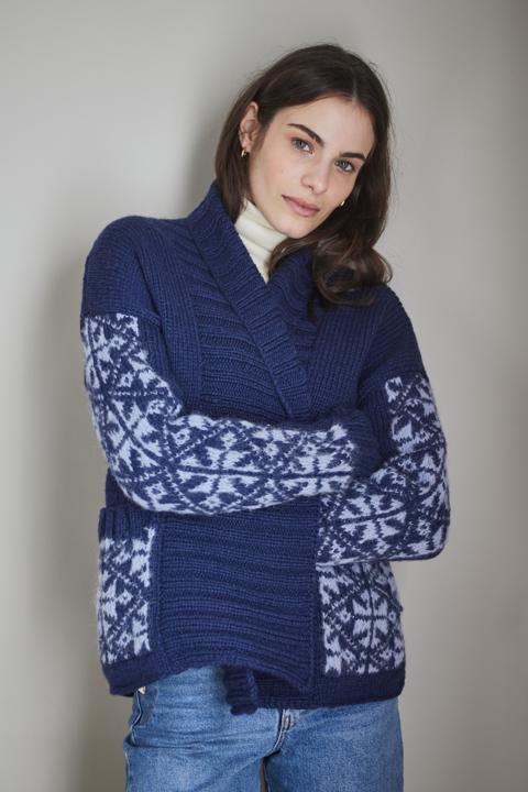 Anleitung Nr. 17199 Jacke aus Setasuri Big & Cool Merino Big
