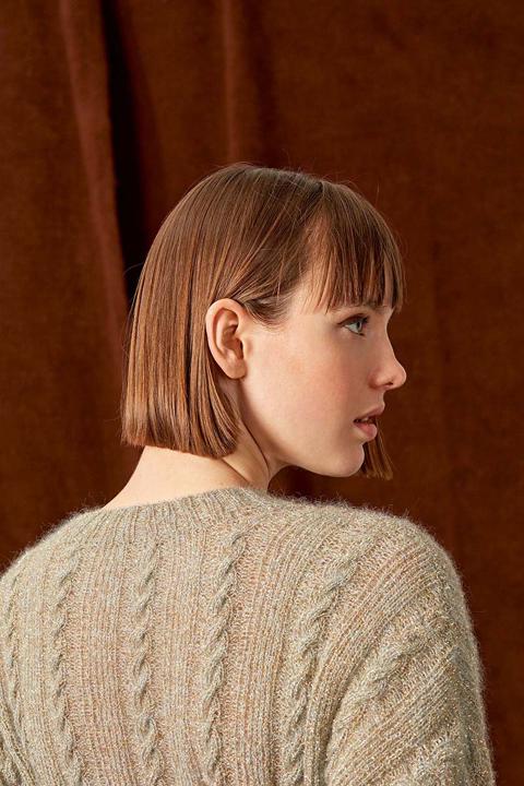 Anleitung Nr 17708 Pullover "Wally" aus Mohair 21 und Astra