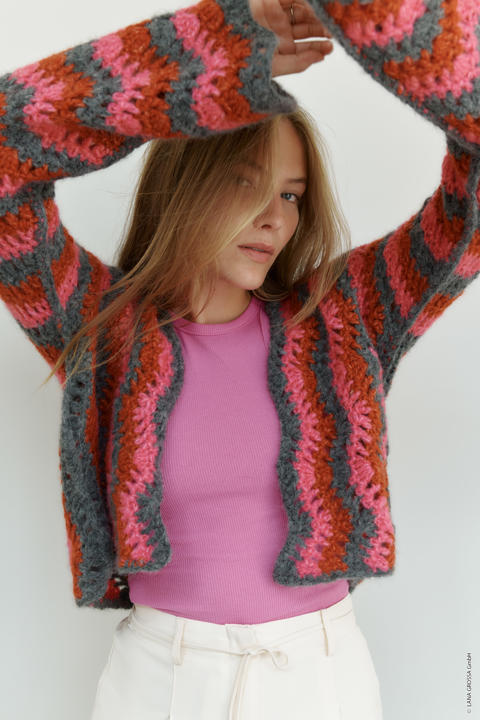 Anleitung Nr 17855 Jacke aus Alpaca Air