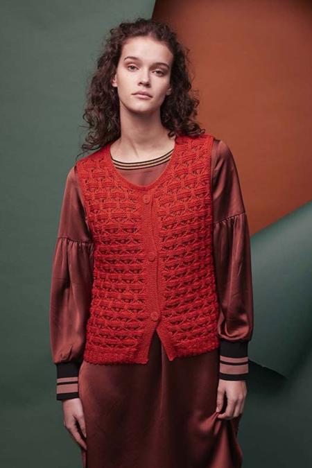 Anleitung Nr. 18877 Weste "Ashanti" aus Classic Silk (Lang Yarns)