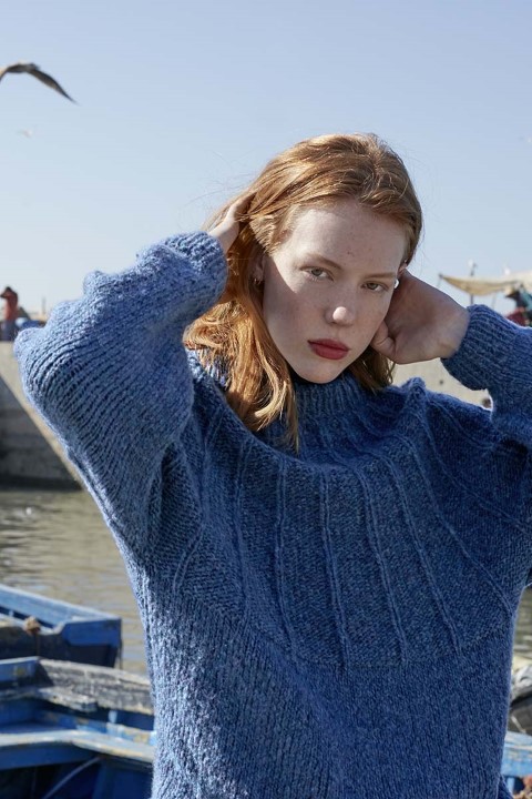 Anleitung Nr. 16006 Sweater Soaring Seagirl aus Air (Lang - wooladdicts)