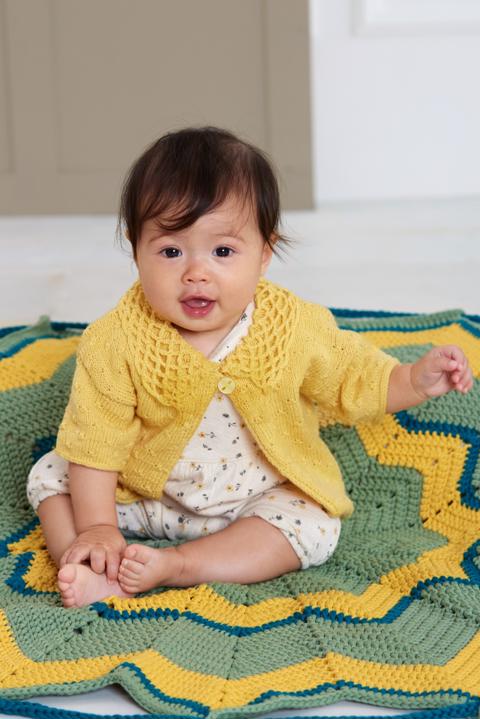 Anleitung Nr. 17431 Jäckchen aus Cool Wool Baby