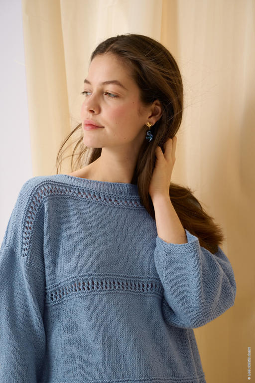 Anleitung Nr. 18535 Pullover aus Summer Cashmere