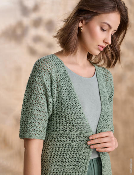 Anleitung Nr. 19529 Jacke aus Summer Cashmere