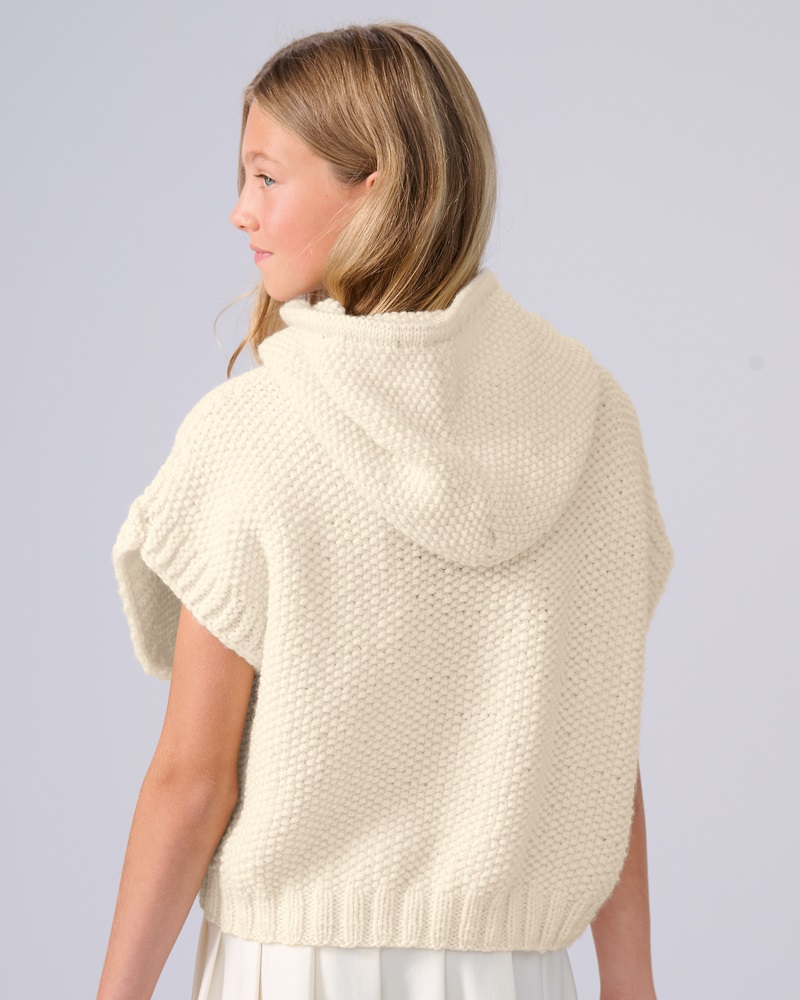 Anleitung Nr. 18101 Hoodie-Pullunder aus Cool Merino Big
