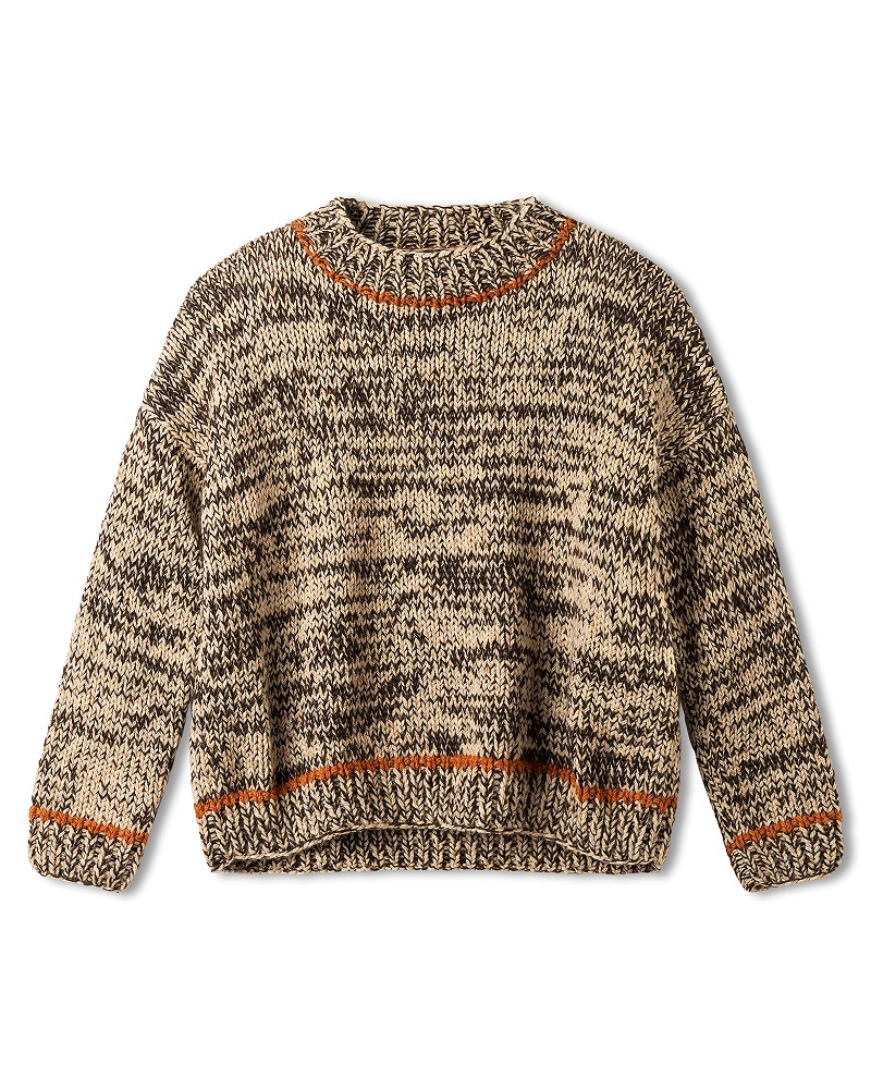 Anleitung Nr. 18110 Melierter Pullover aus Ecopuno, Cool Merino & Cool Merino Big