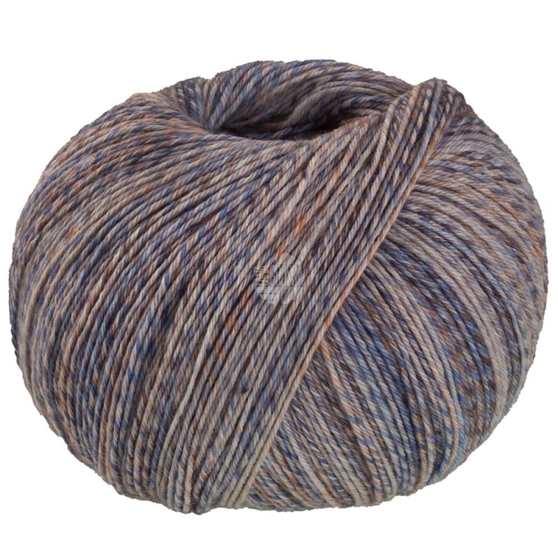 1018 Beige/Hell-/Dunkelgrau/Orange/Dunkelbraun meliert (Vintage Socks)