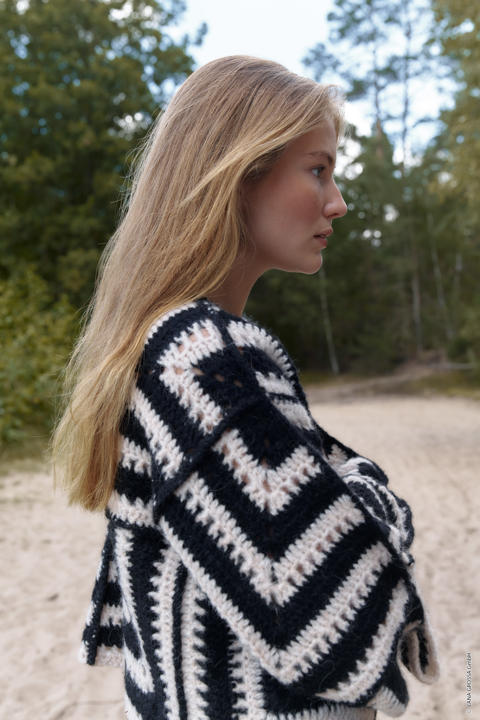 Anleitung Nr 17845 Jacke aus Alpaca Air